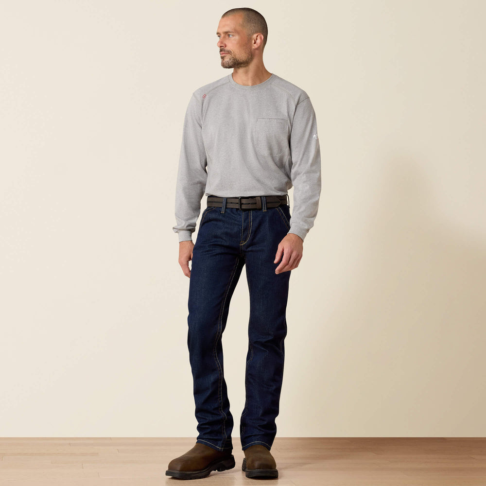 FR M7 Slim DuraStretch Workhorse Stackable Straight Leg Jean Men - RINSE