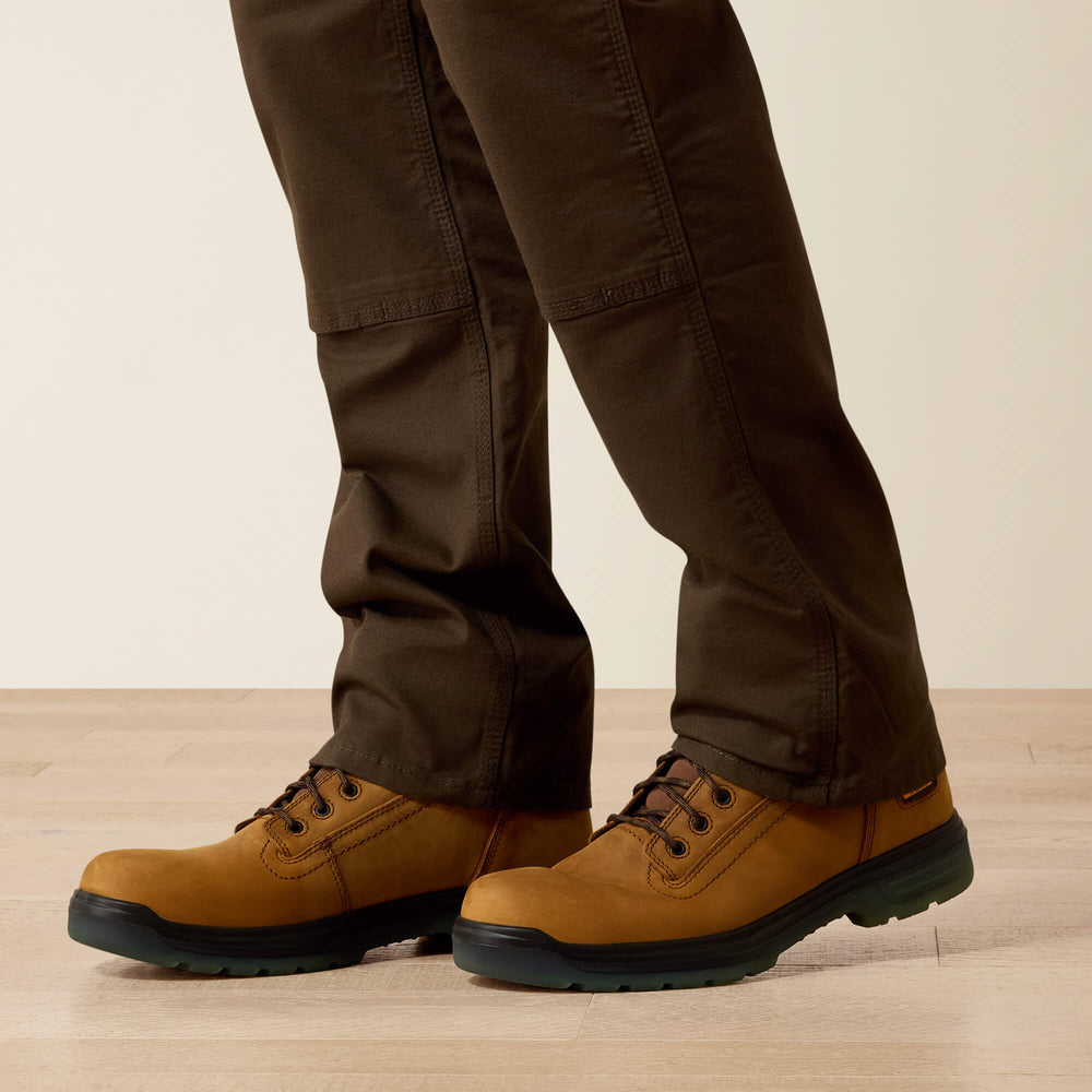 Rebar M4 Low Rise DuraStretch Made Tough Double Front Stackable Straight Leg Pant Men - WREN