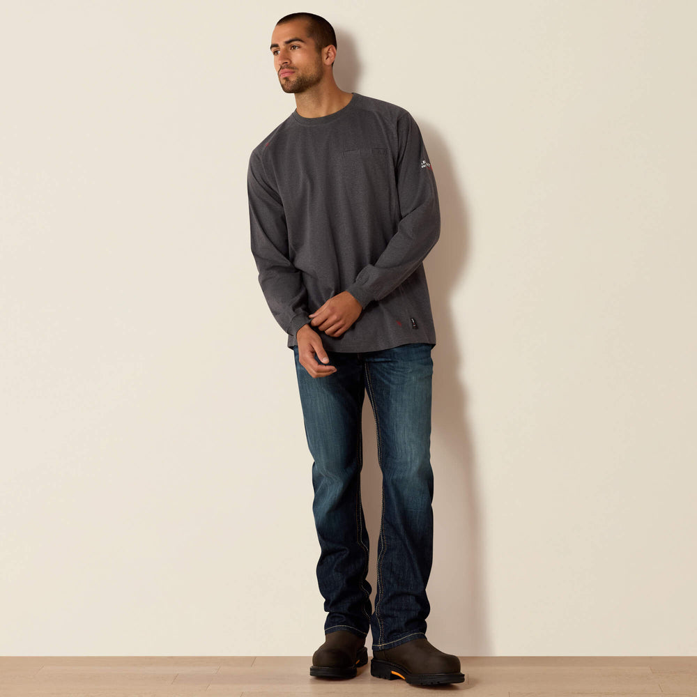 FR Air Crew T-Shirt Men - CHARCOAL HEATHER