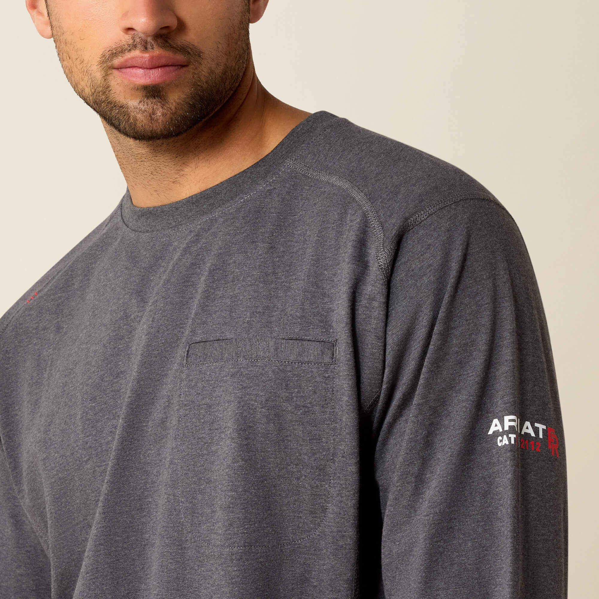 FR Air Crew T-Shirt Men - CHARCOAL HEATHER