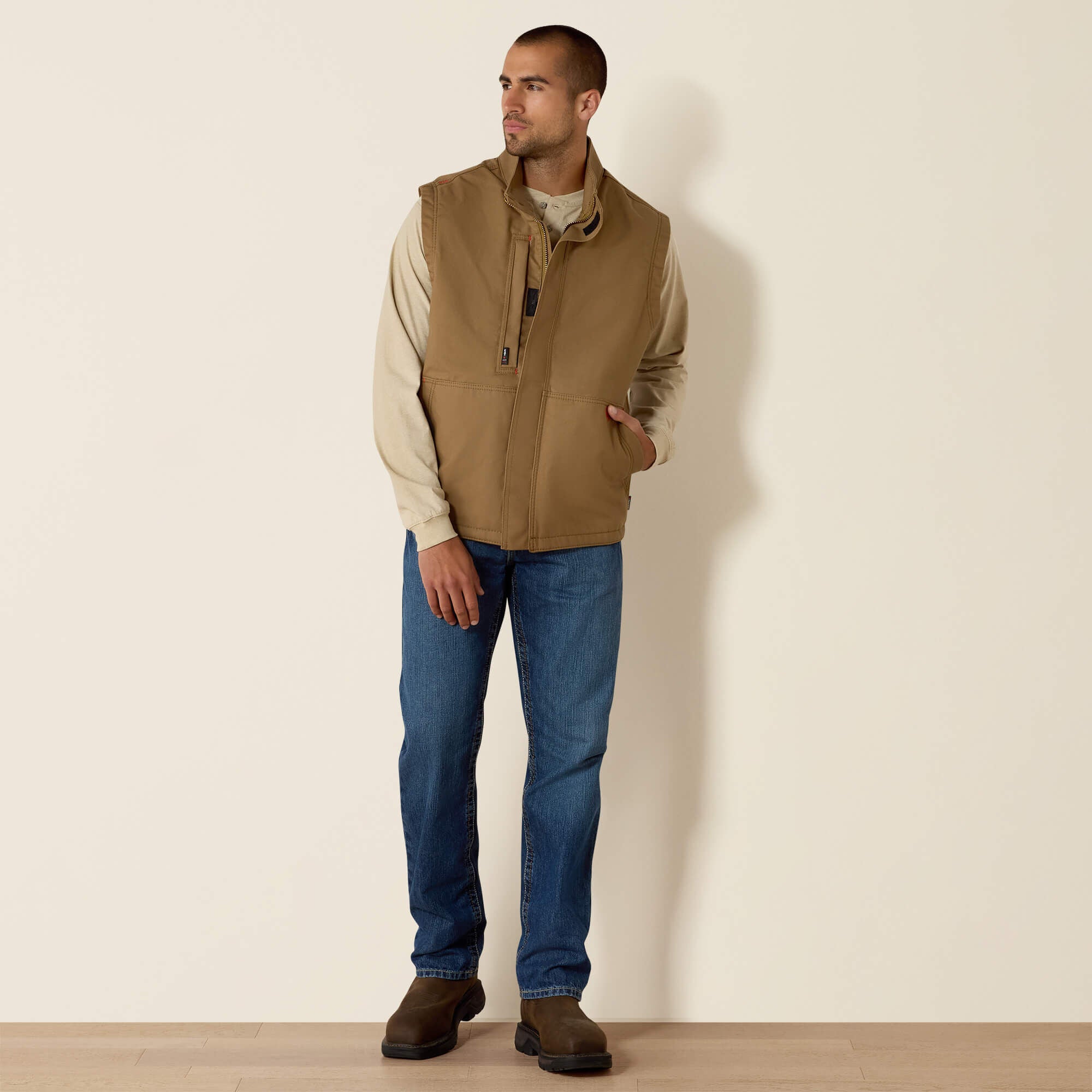 FR Workhorse Insulated Vest Men - FIELD KHAKI