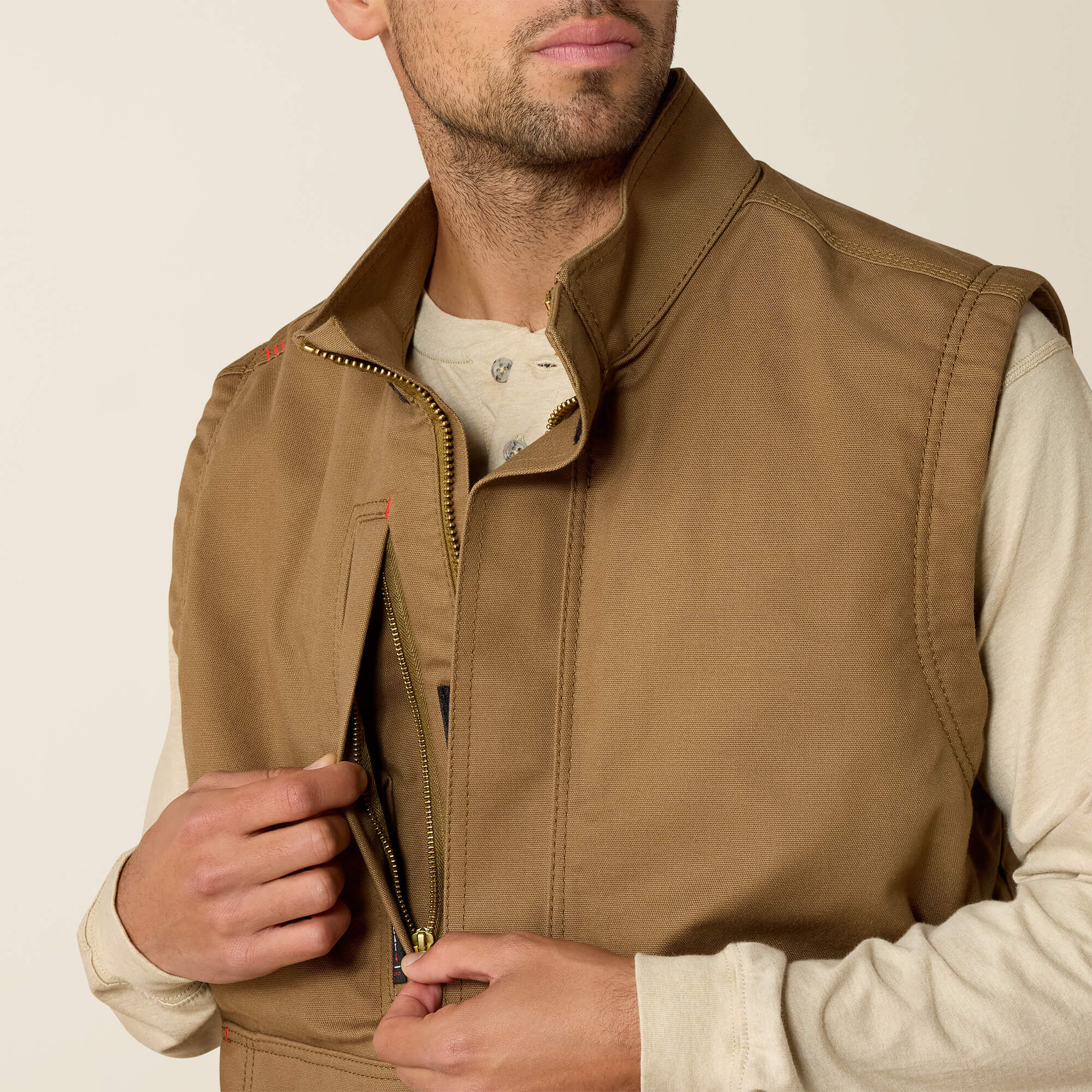 FR Workhorse Insulated Vest Men - FIELD KHAKI