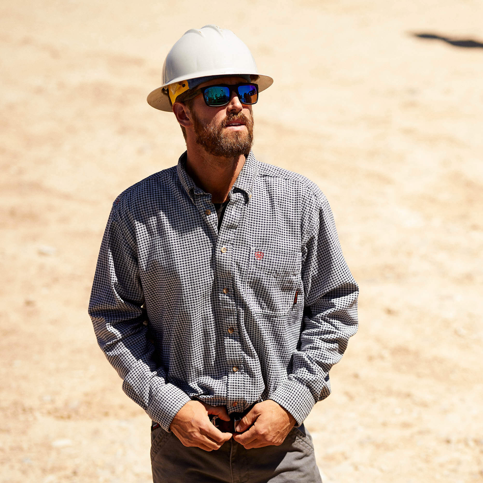 FR Basic Work Shirt Men - BLUE MULTI