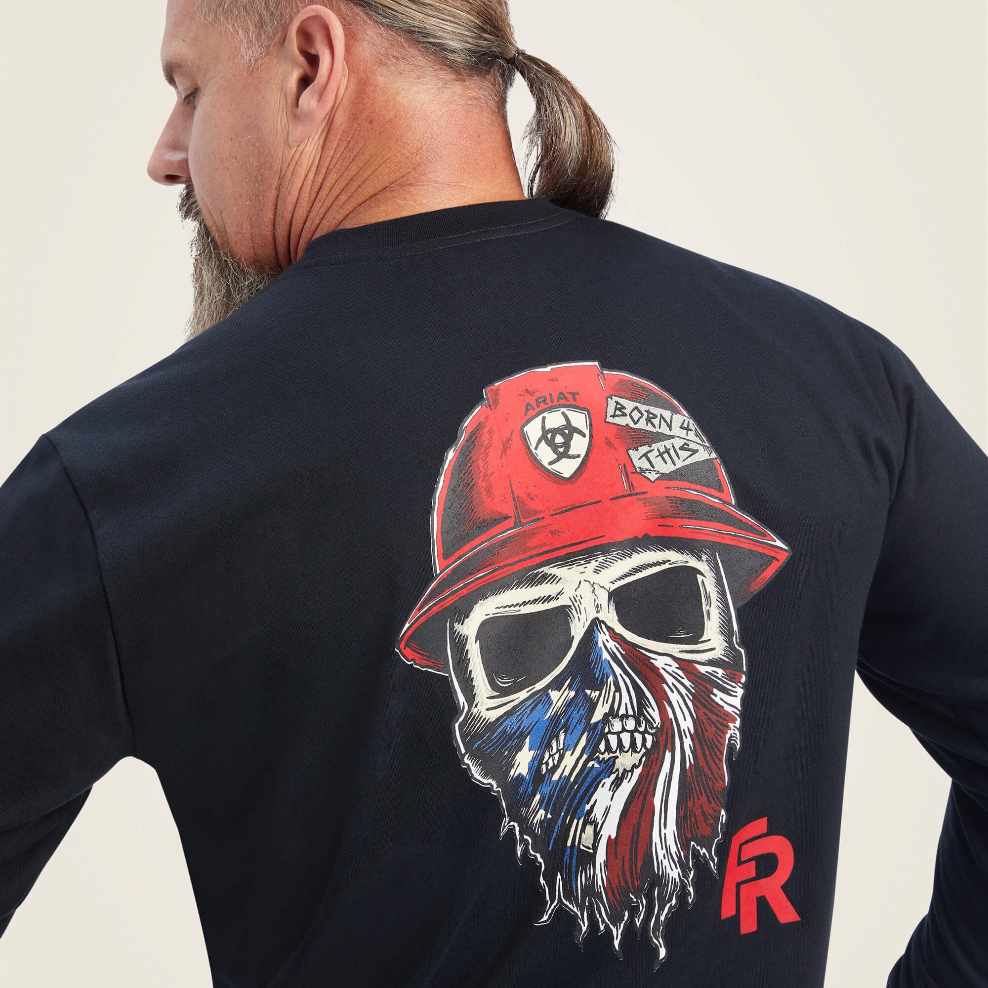 FR Born For This T-Shirt Men - BLACK