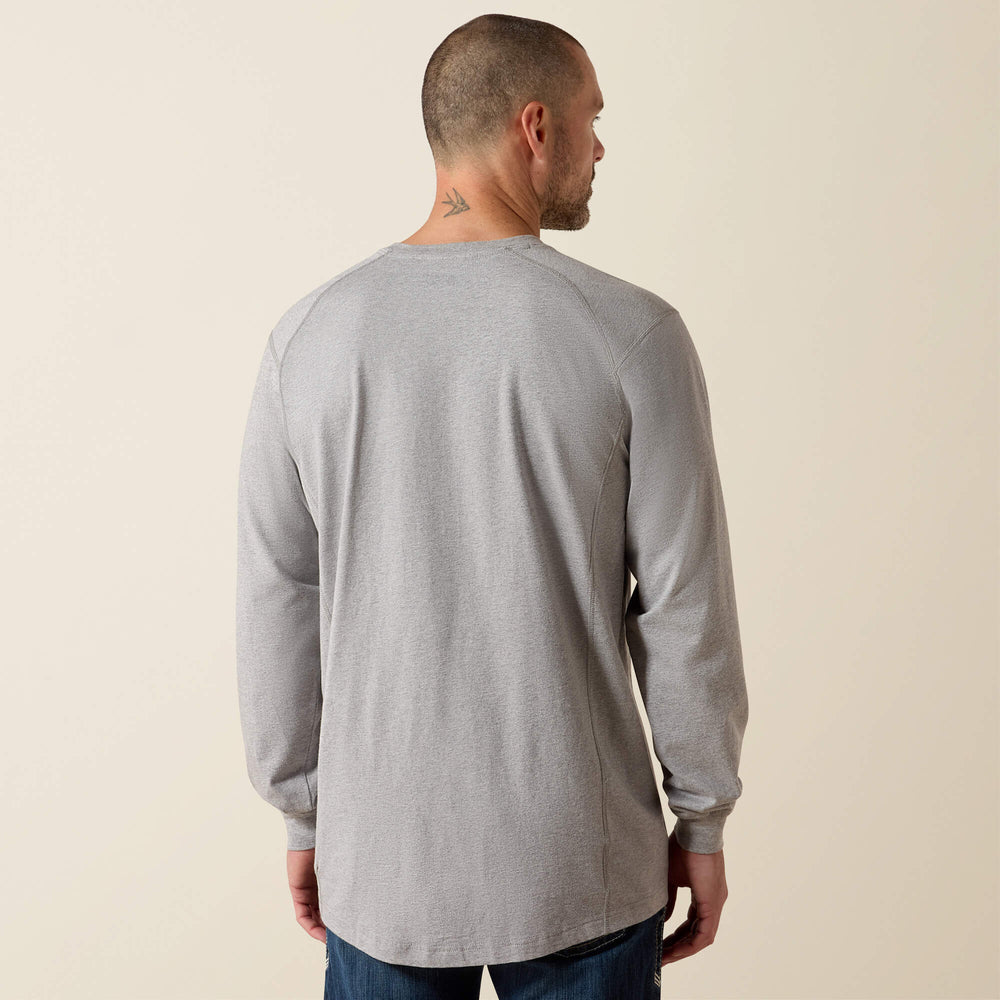 FR Air Crew T-Shirt Men - SILVER FOX HEATHER