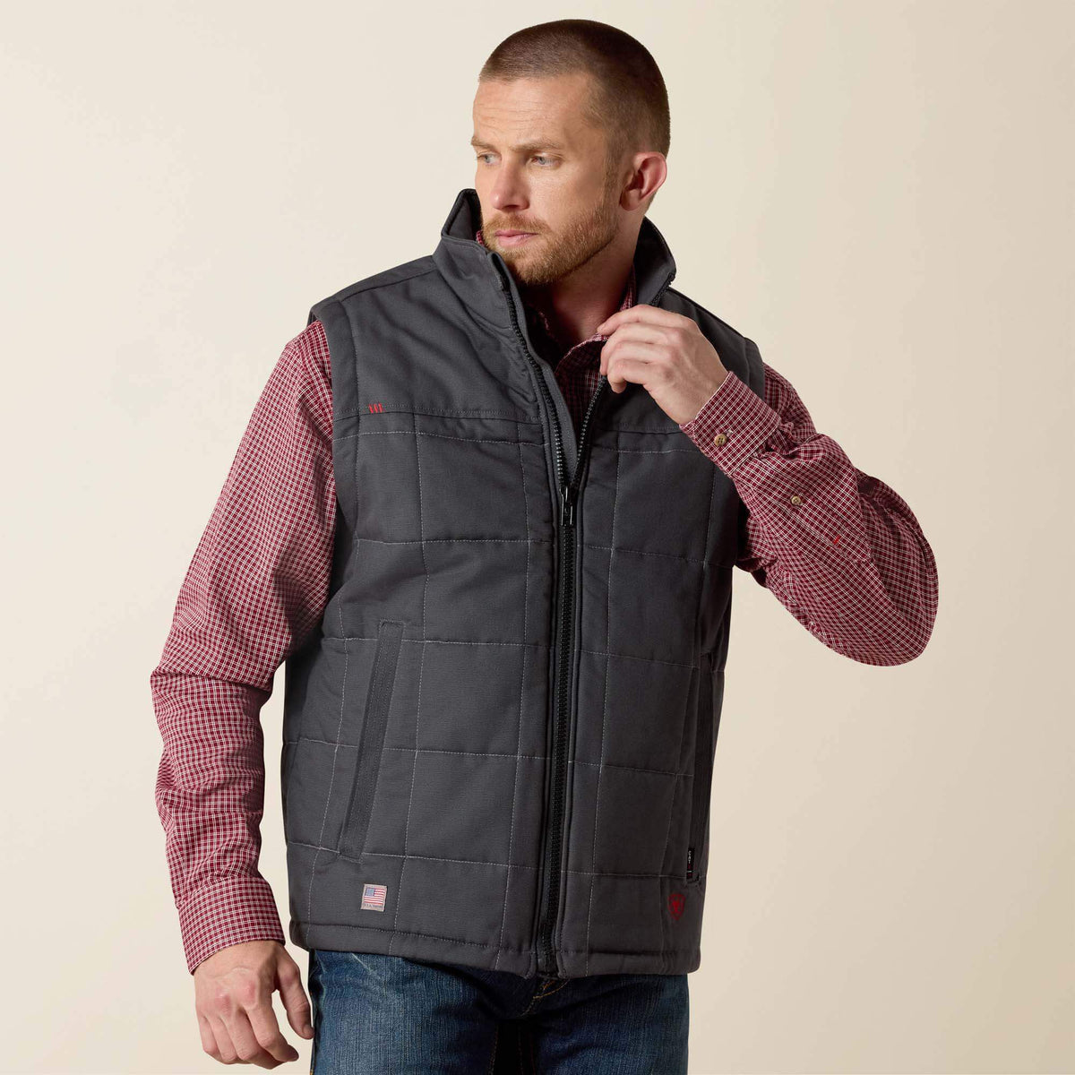 FR Crius Insulated Vest Men - IRON GREY