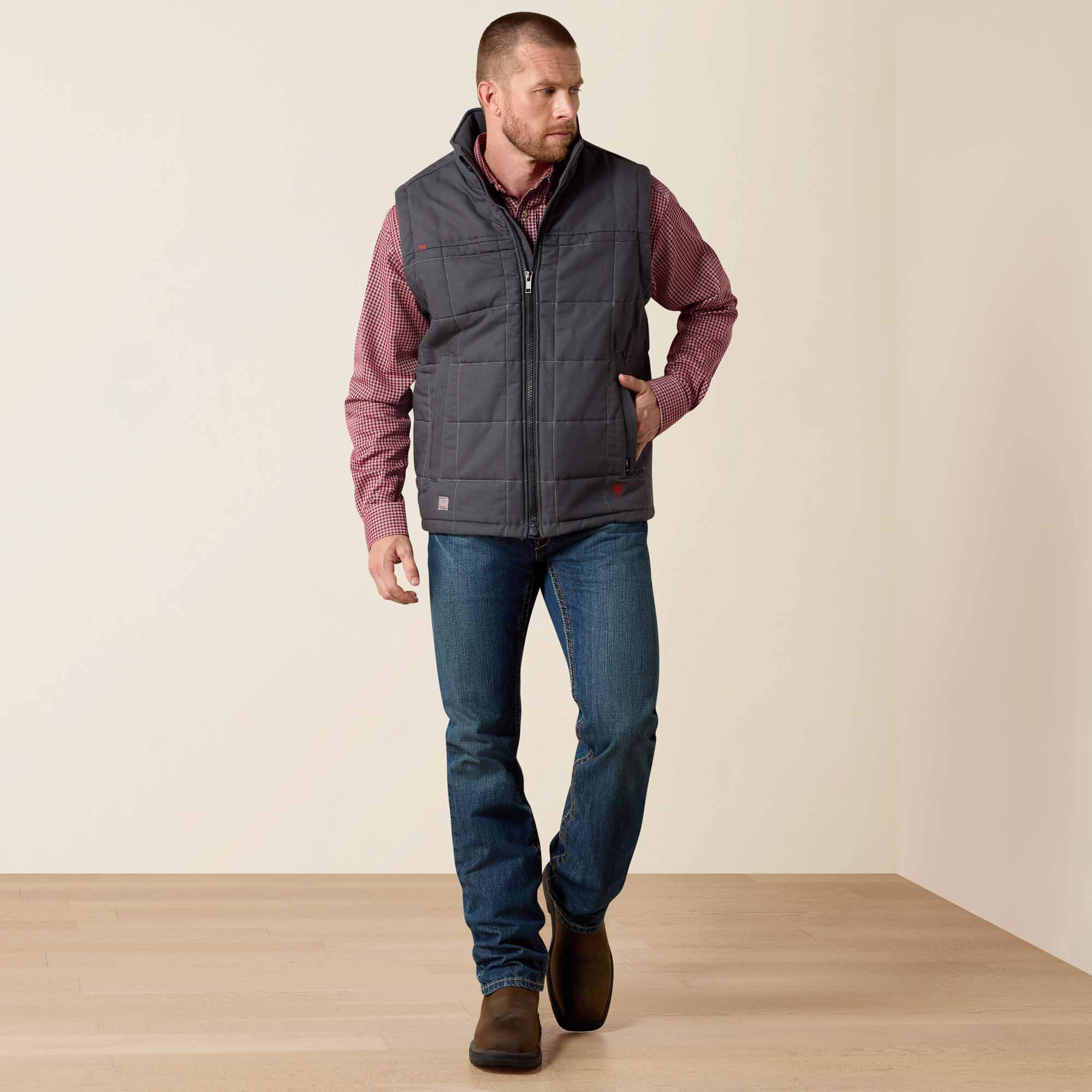 FR Crius Insulated Vest Men - IRON GREY