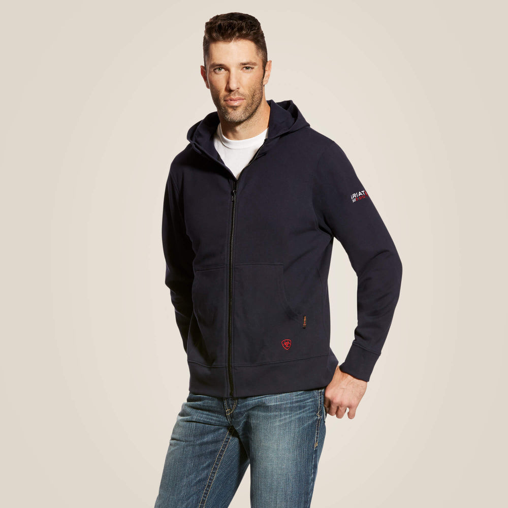FR DuraStretch Full Zip Hoodie Men - NAVY