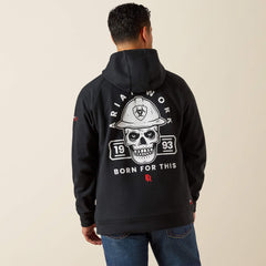 FR DuraStretch Hard Head Full Zip Hoodie Men - BLACK