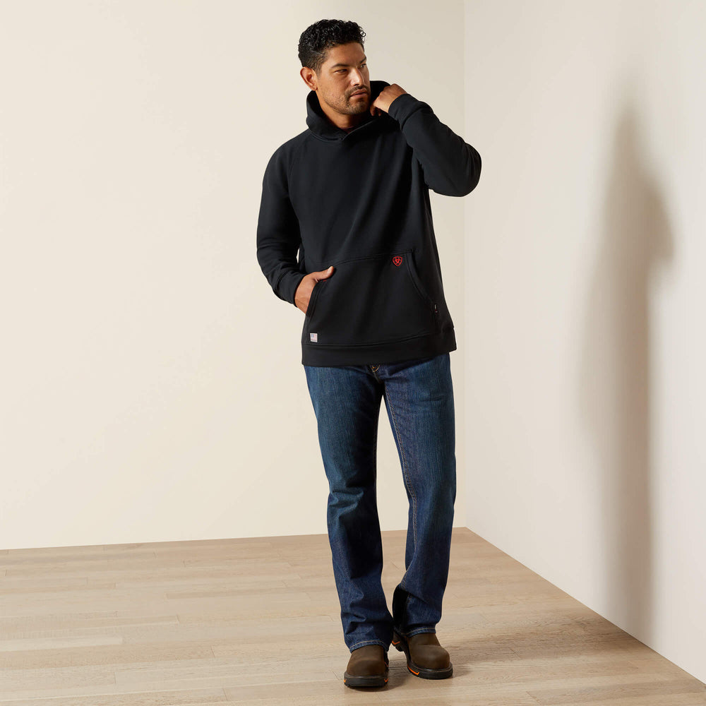 FR DuraStretch Hard Head Full Zip Hoodie Men - BLACK
