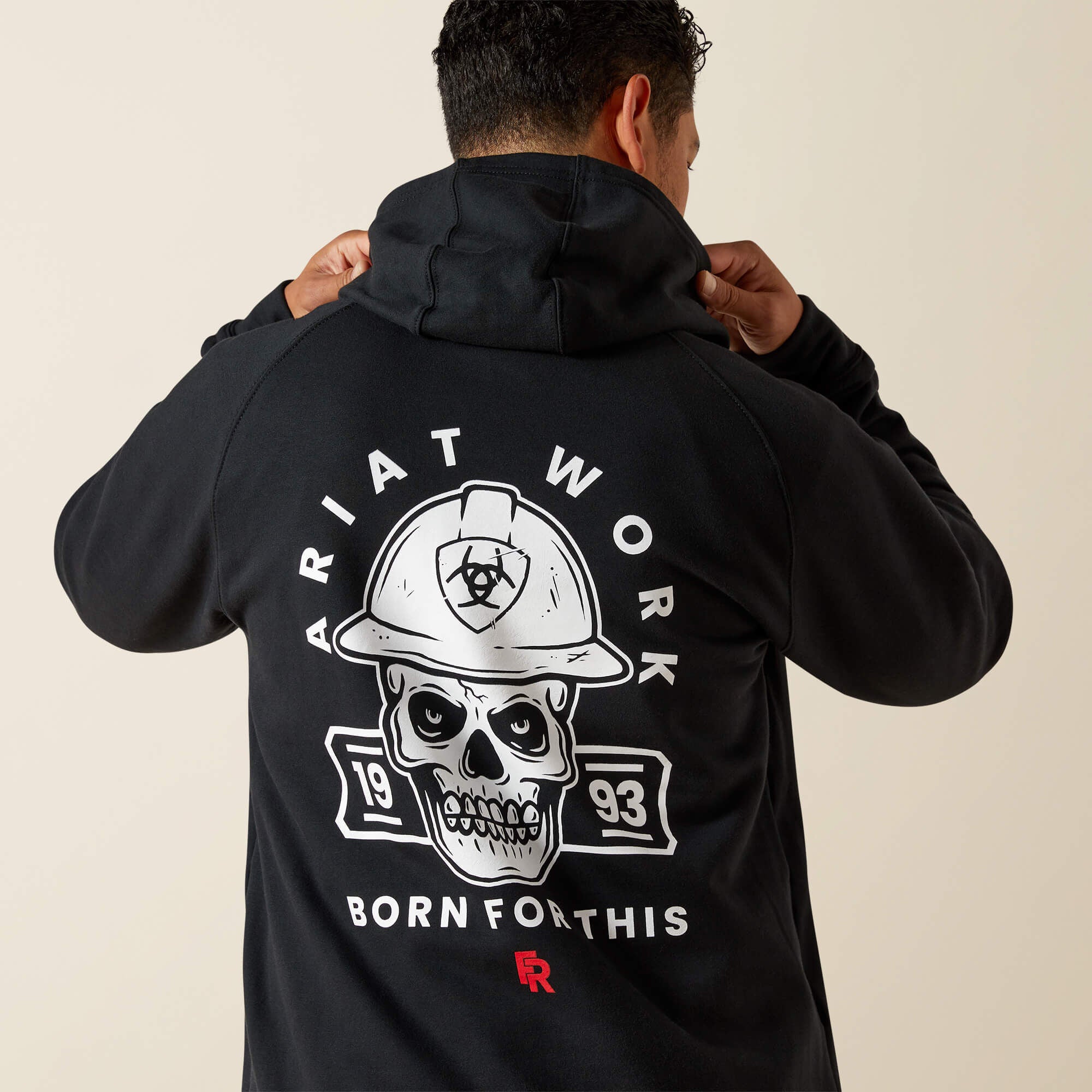 FR DuraStretch Hard Head Full Zip Hoodie Men - BLACK