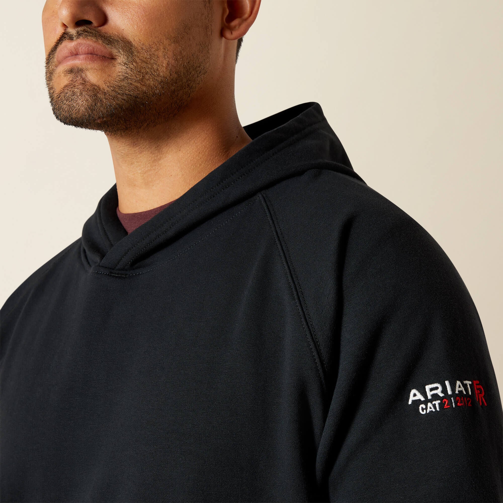 FR DuraStretch Hard Head Full Zip Hoodie Men - BLACK