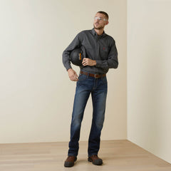 FR Air Inherent Work Shirt Men - CHARCOAL HEATHER
