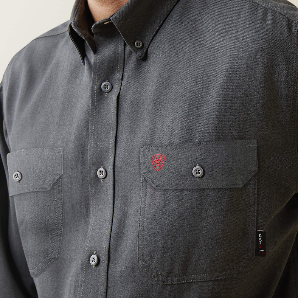 FR Air Inherent Work Shirt Men - CHARCOAL HEATHER