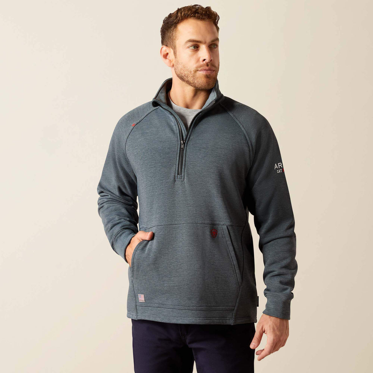 FR Primo Fleece 2.0 1/4 Zip Sweater Men - CHARCOAL GREY