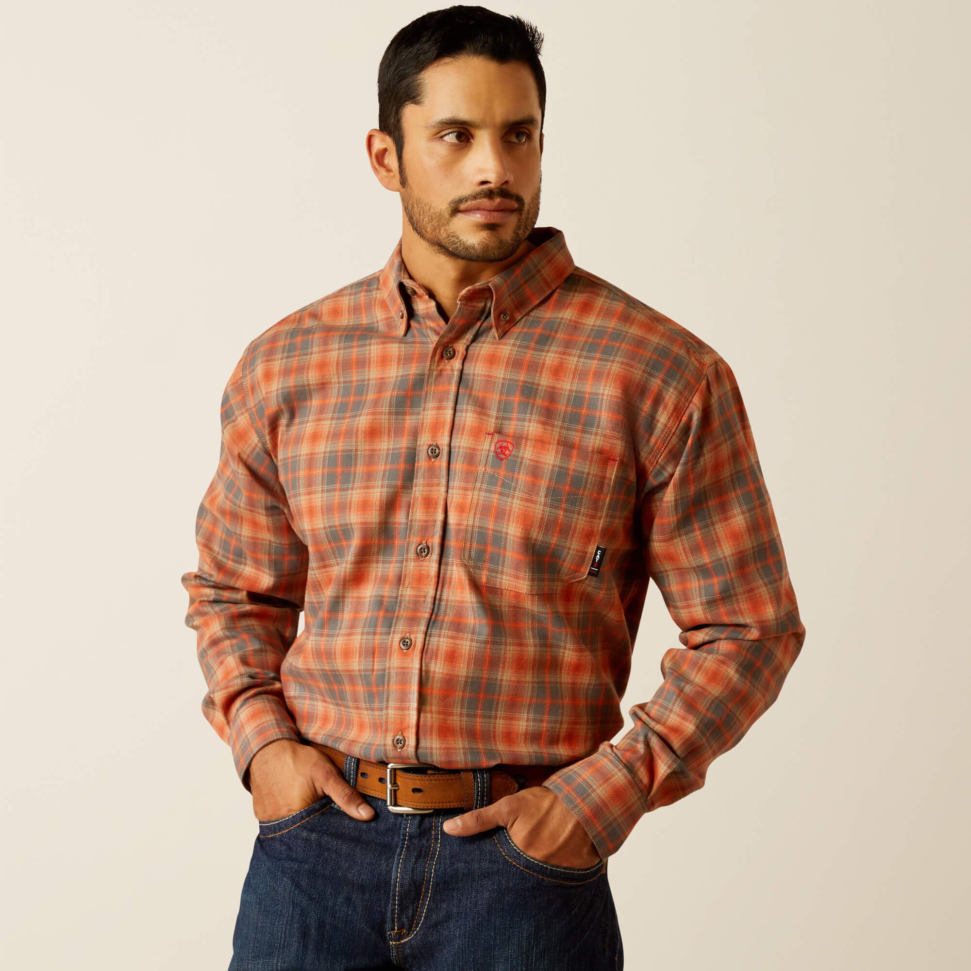 FR Olympic Work Shirt Men - KHAKI