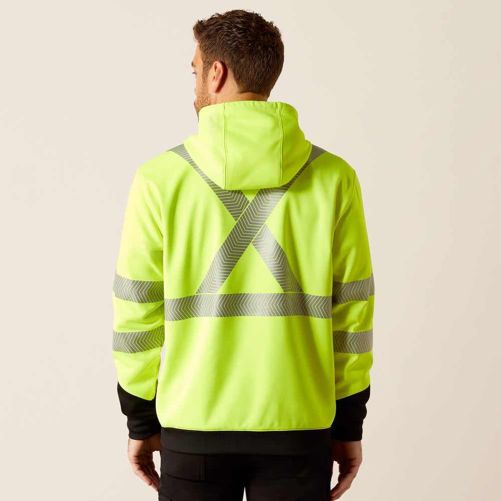 Rebar Hi-Vis Hoodie Men - HI-VIS YELLOW