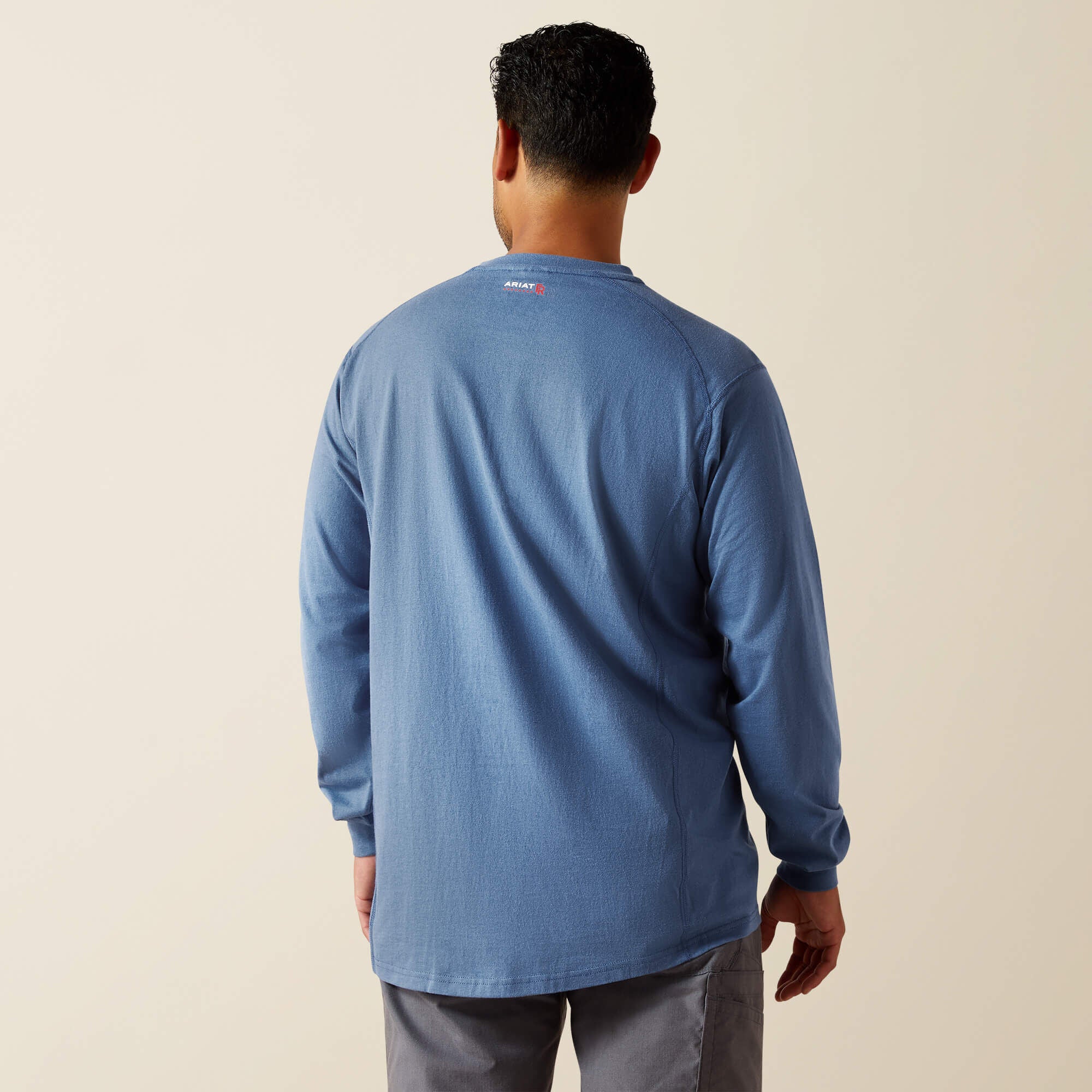 FR Air Henley Men - MEDIUM BLUE