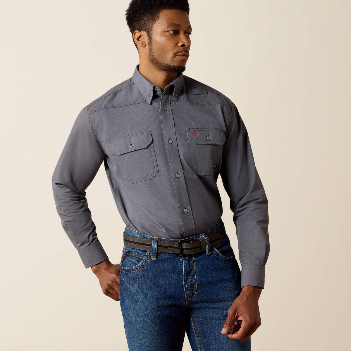 FR Featherlight Work Shirt Men - GUNMETAL