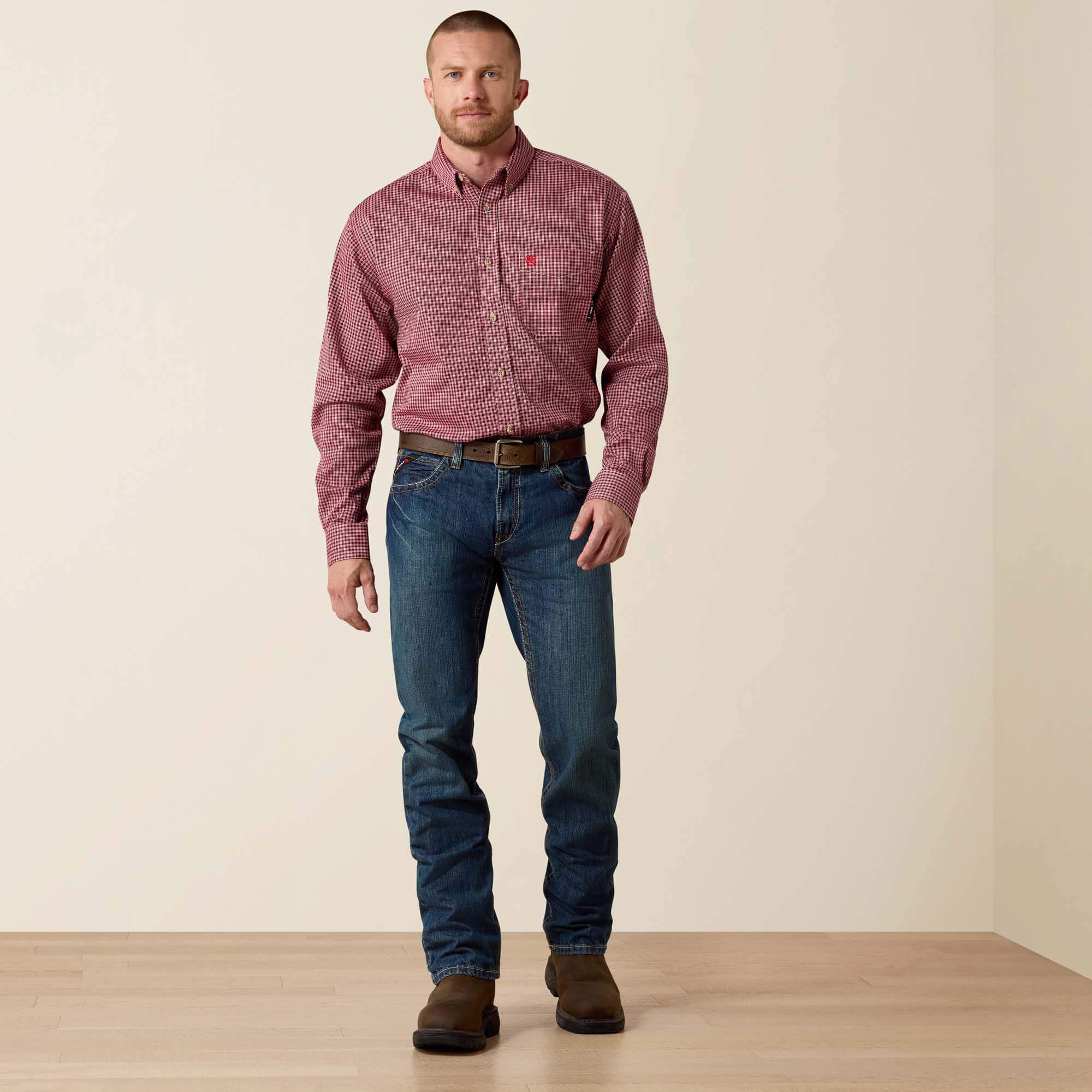 FR M5 Straight Basic Stackable Straight Leg Jean Men - CLAY