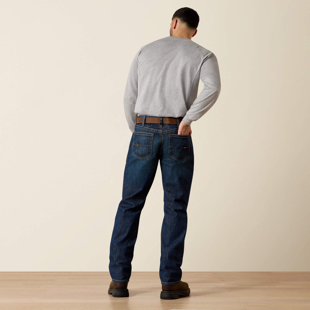 FR M3 Loose Basic Stackable Straight Leg Jean Men - SHALE