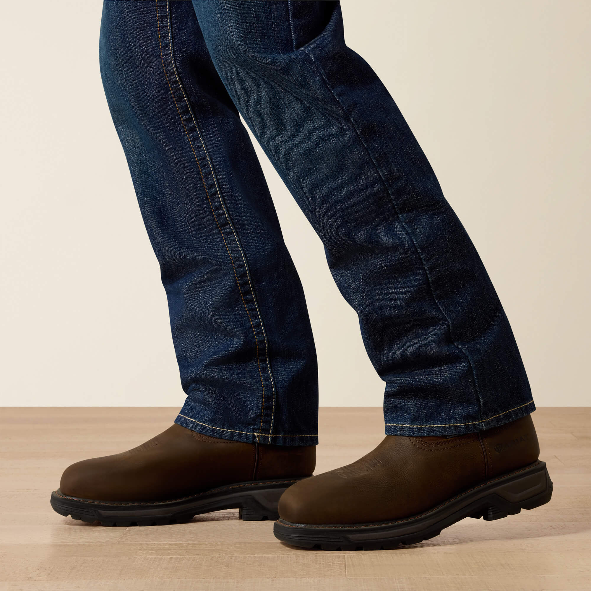 FR M3 Loose Basic Stackable Straight Leg Jean Men - SHALE