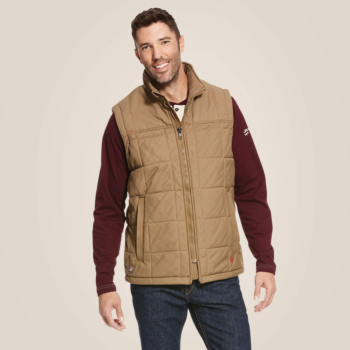 FR Crius Insulated Vest Men - FIELD KHAKI