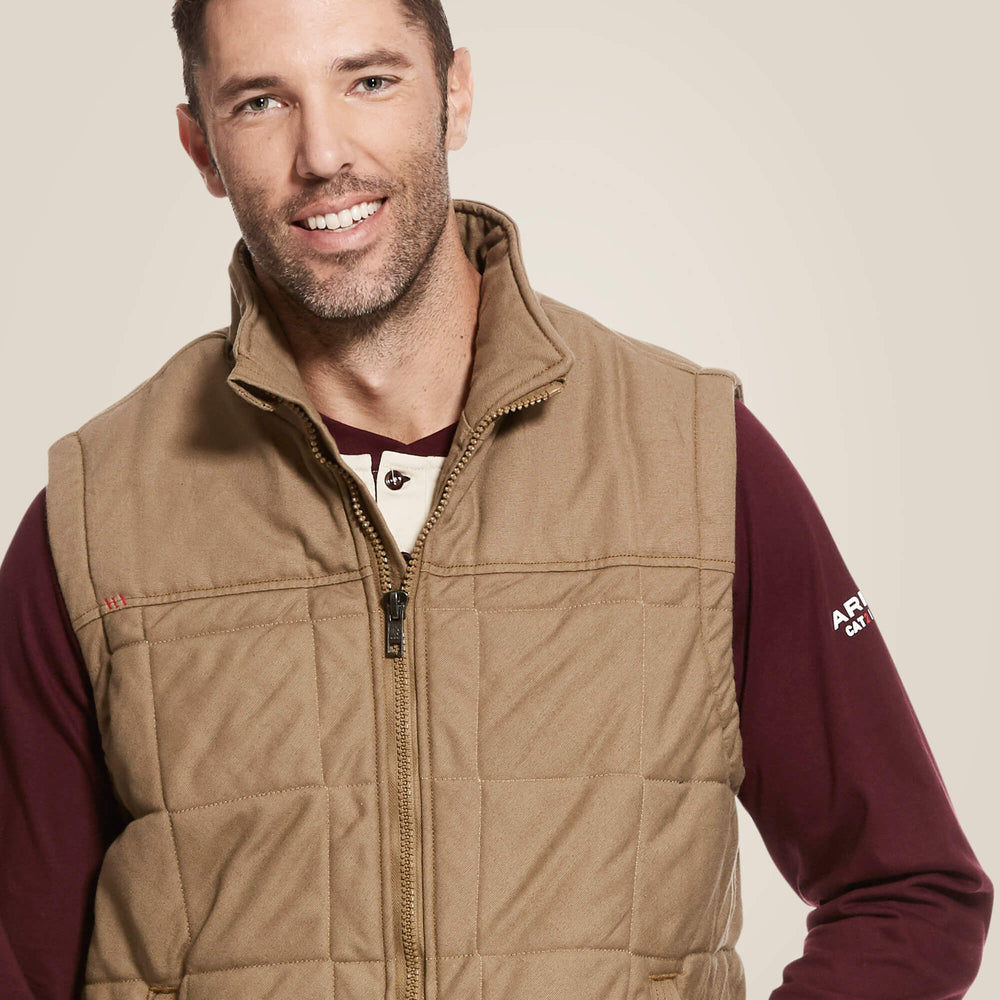 FR Crius Insulated Vest Men - FIELD KHAKI