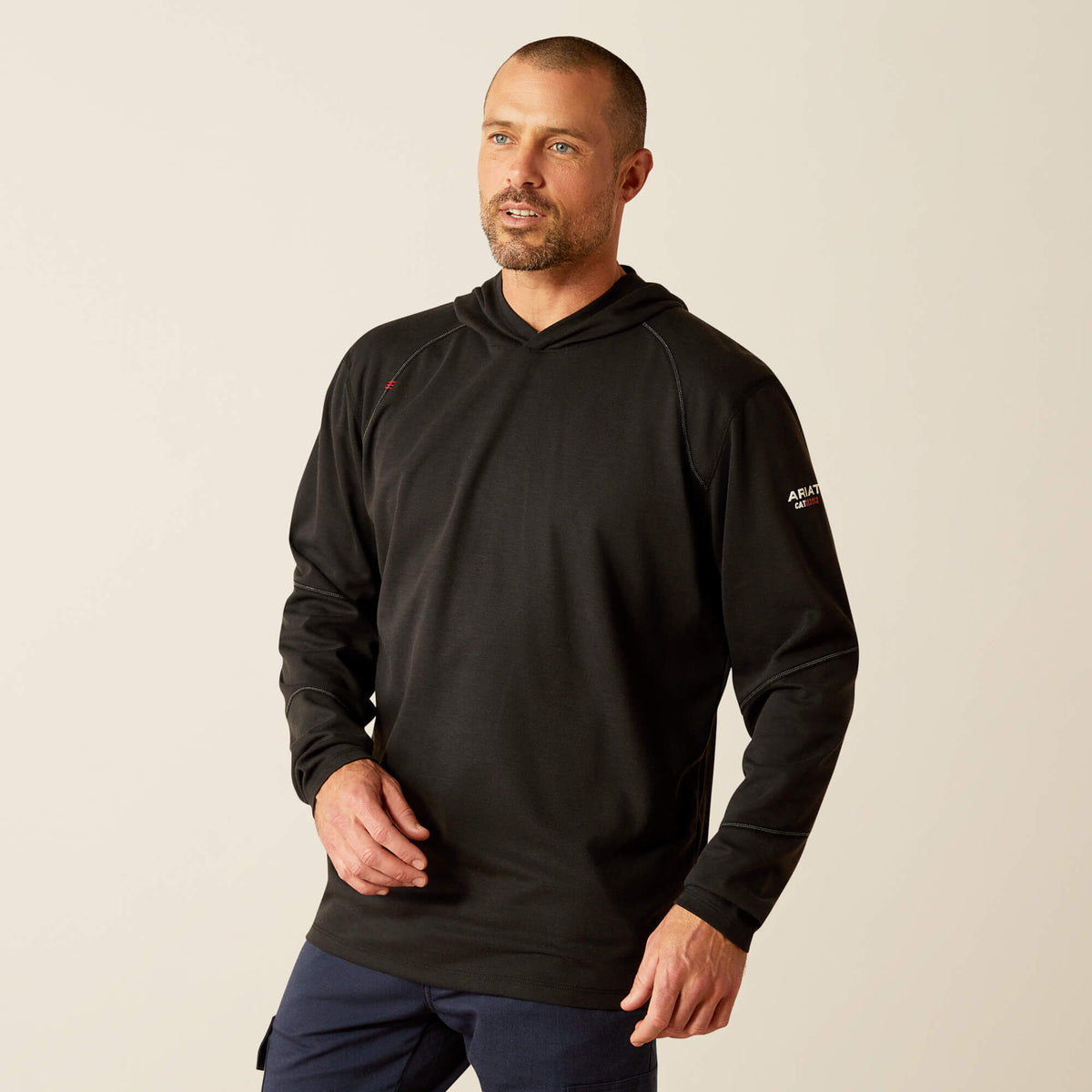 FR Primo Hooded T-Shirt Men - BLACK