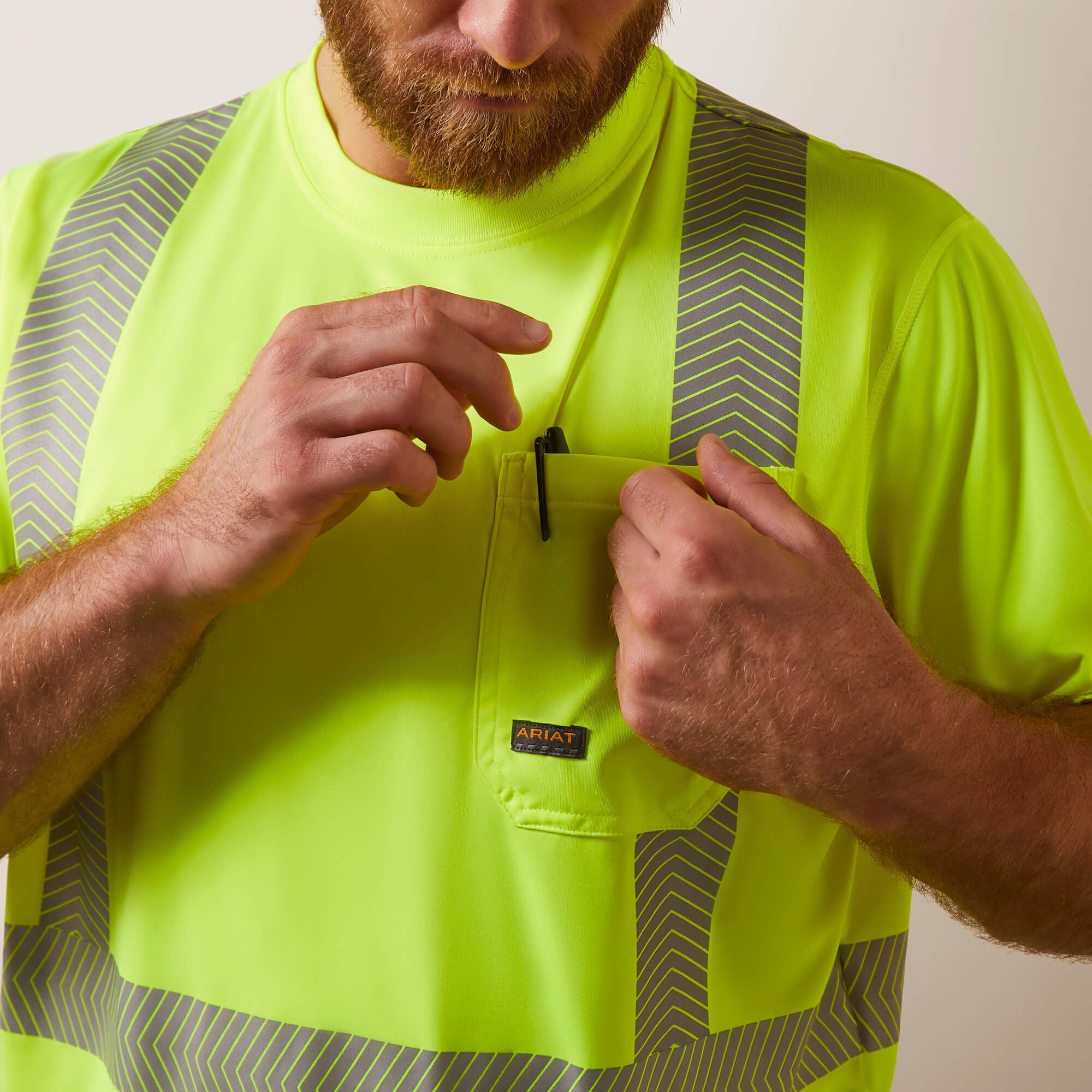 Rebar Hi-Vis ANSI T-Shirt Men - HI-VIS YELLOW