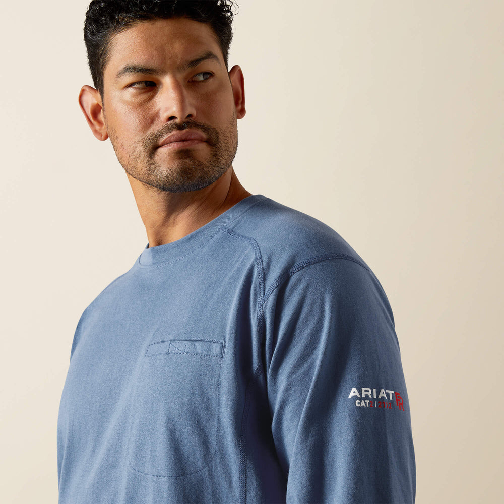 FR Air Crew T-Shirt Men - MEDIUM BLUE