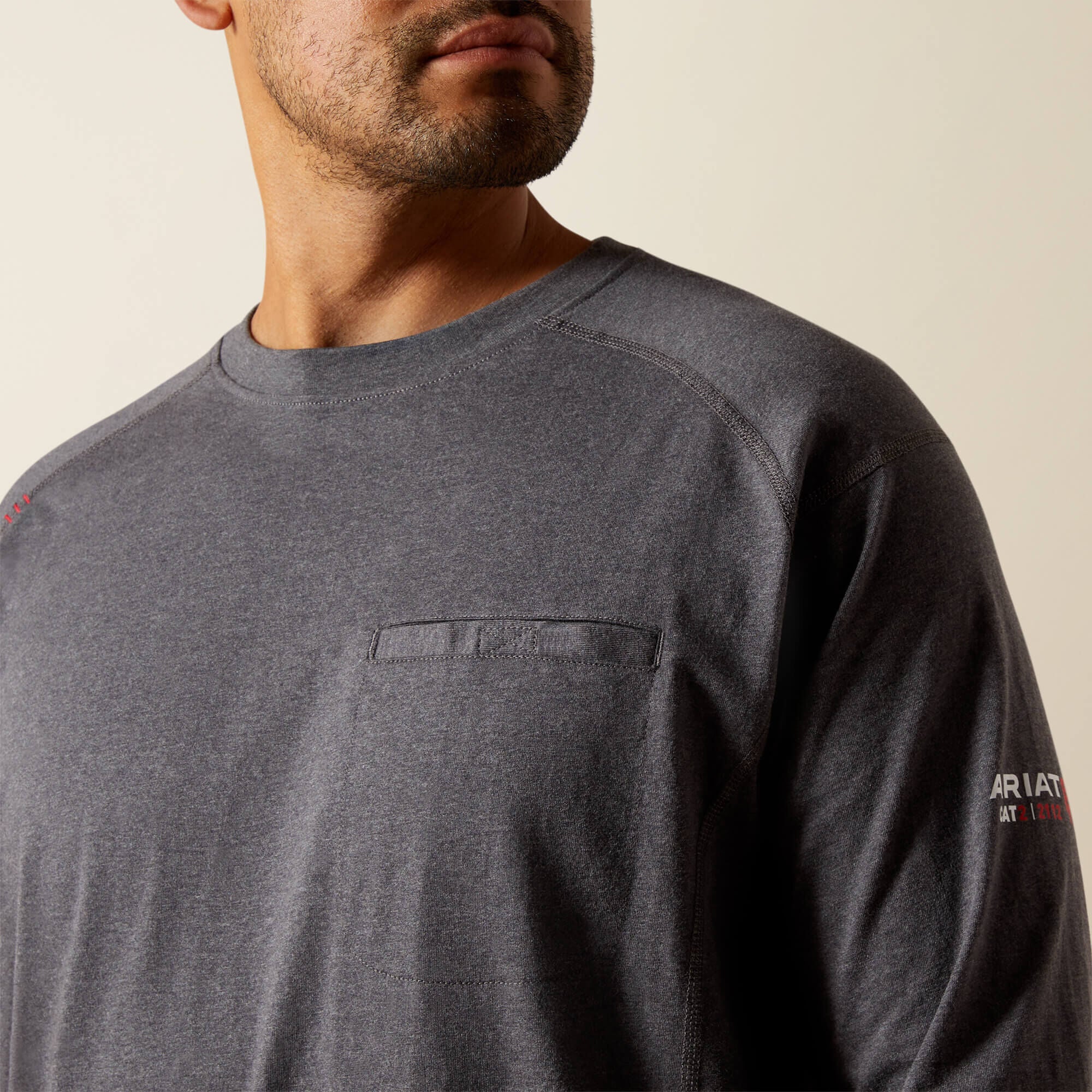 FR Air Lineman T-Shirt Men - CHARCOAL HEATHER