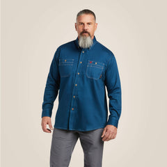 FR Vented Work Shirt Men - SKYFALL