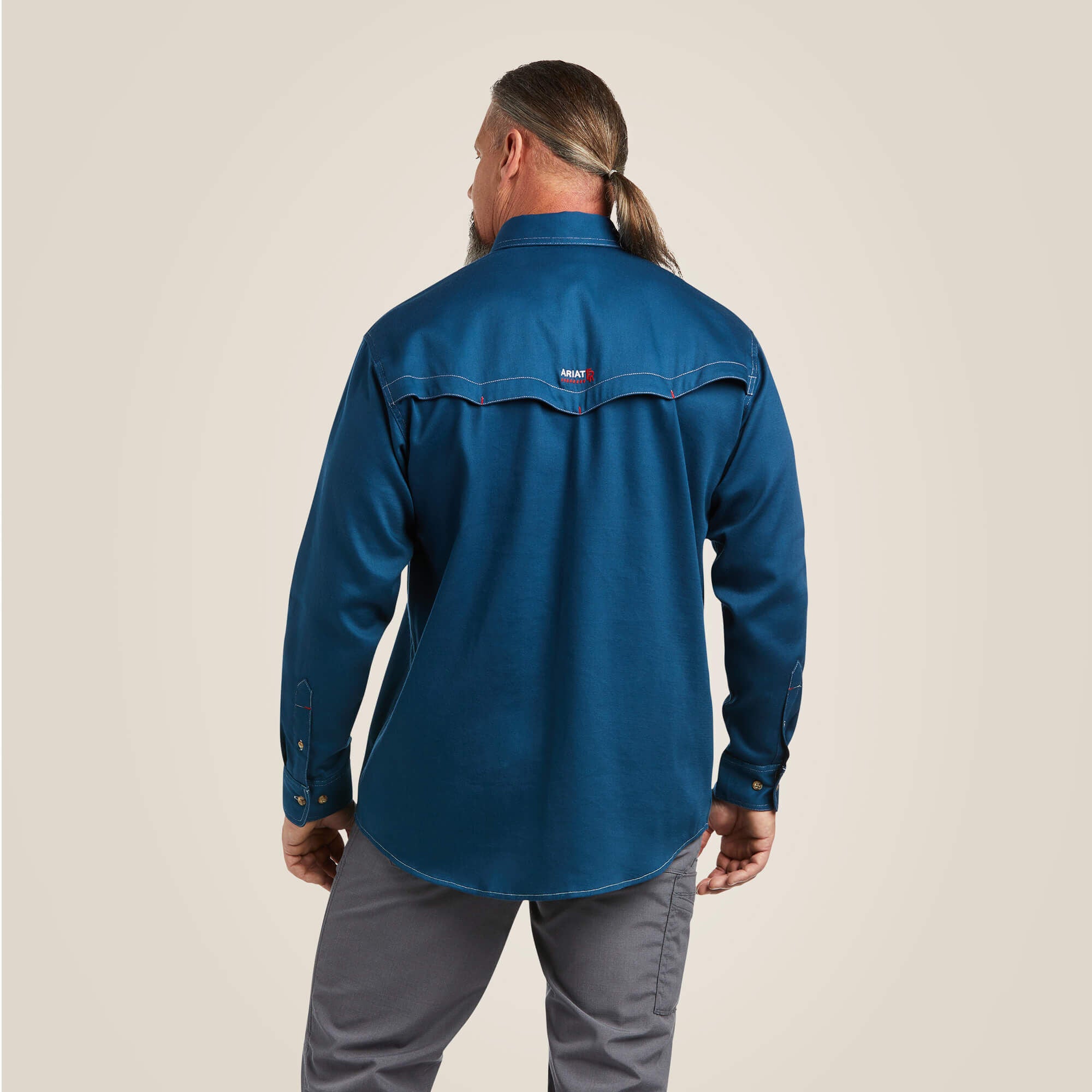 FR Vented Work Shirt Men - SKYFALL