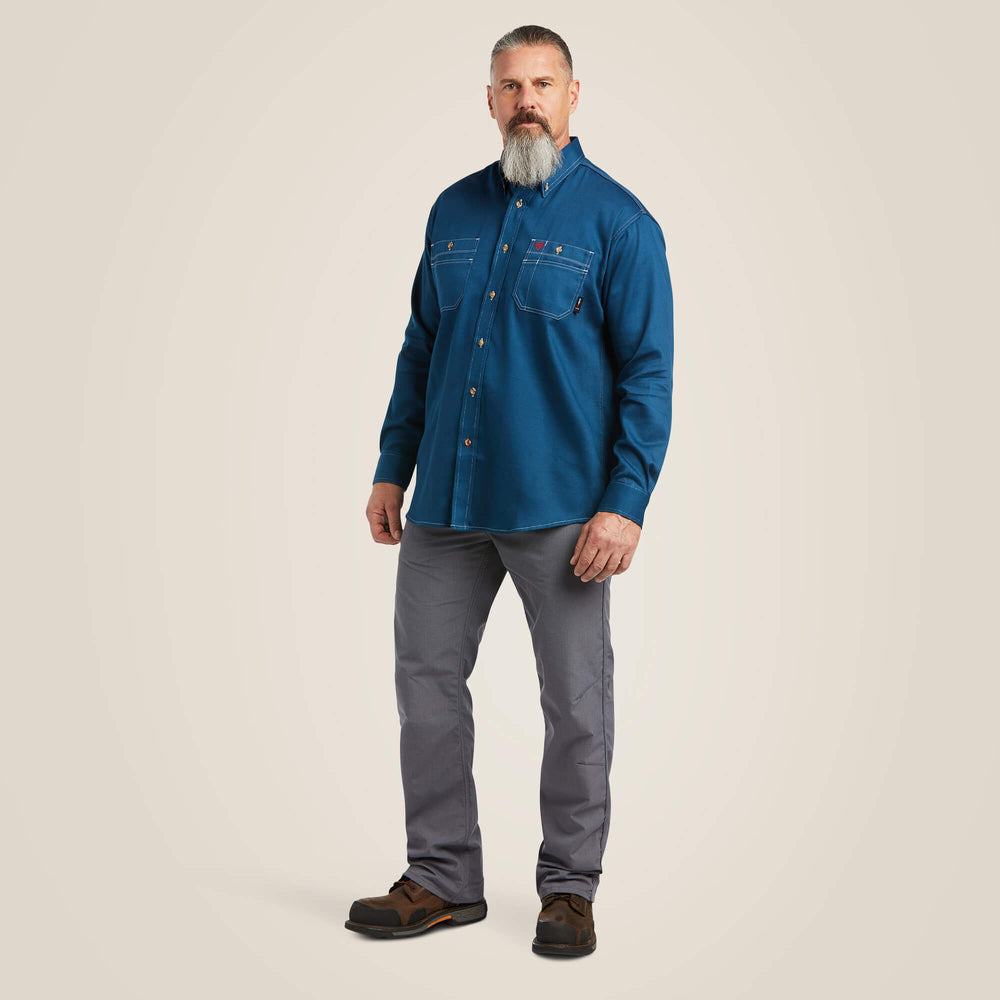 FR Vented Work Shirt Men - SKYFALL
