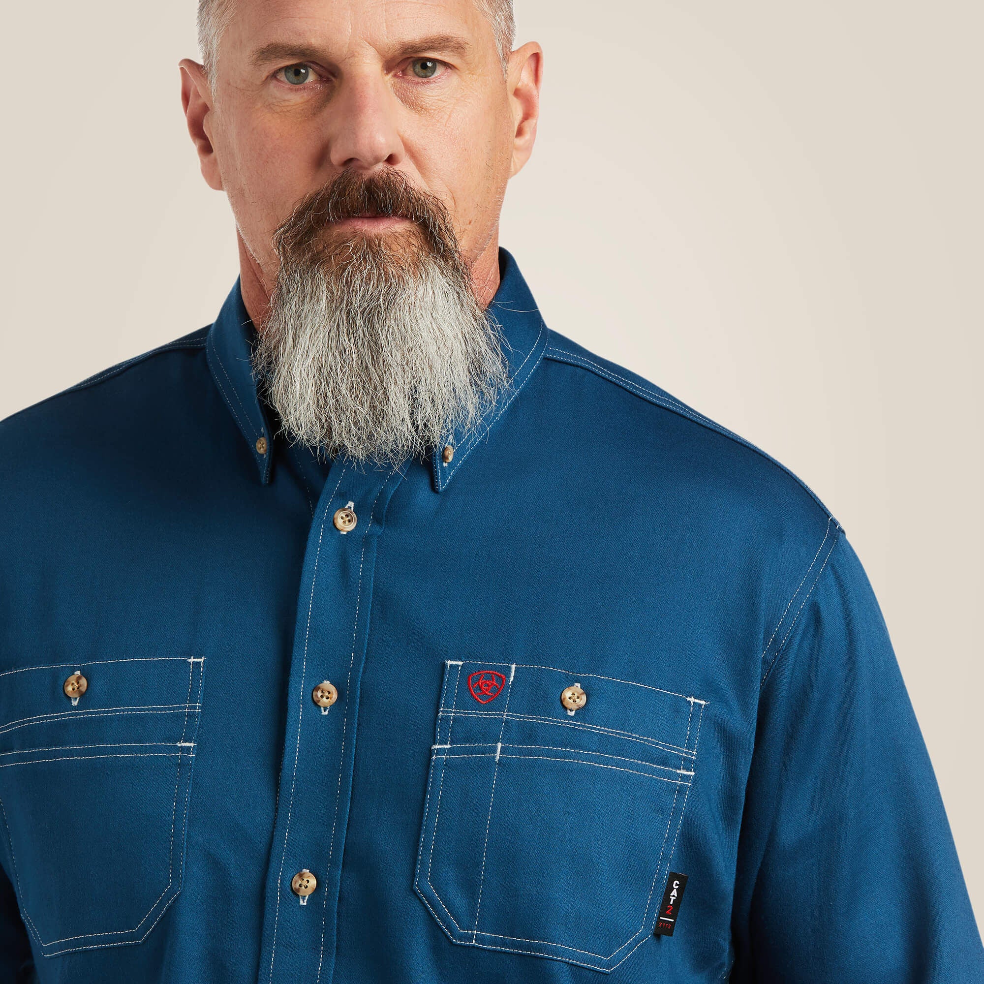 FR Vented Work Shirt Men - SKYFALL