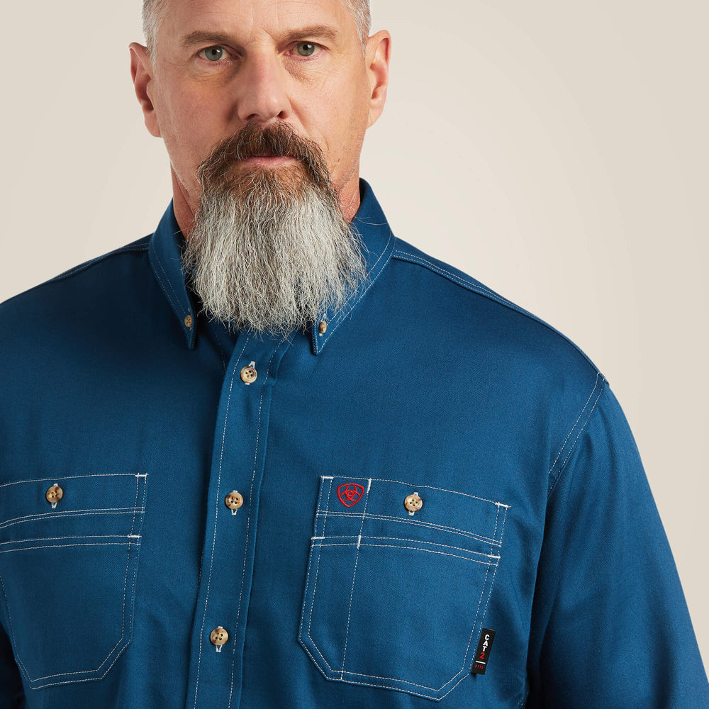 FR Vented Work Shirt Men - SKYFALL