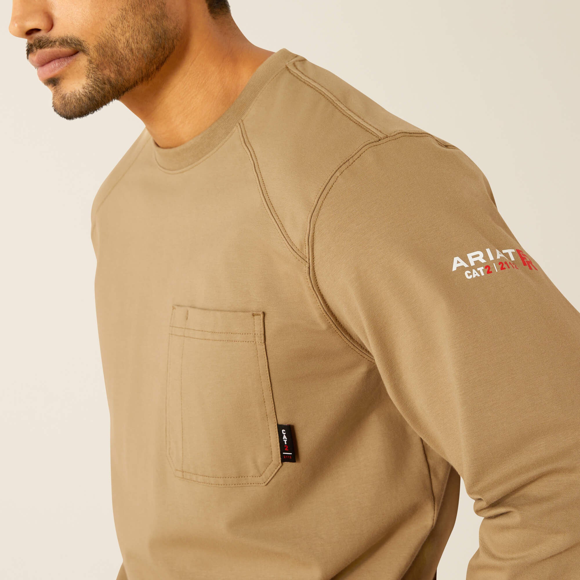 FR Pima T-Shirt Men - FIELD KHAKI