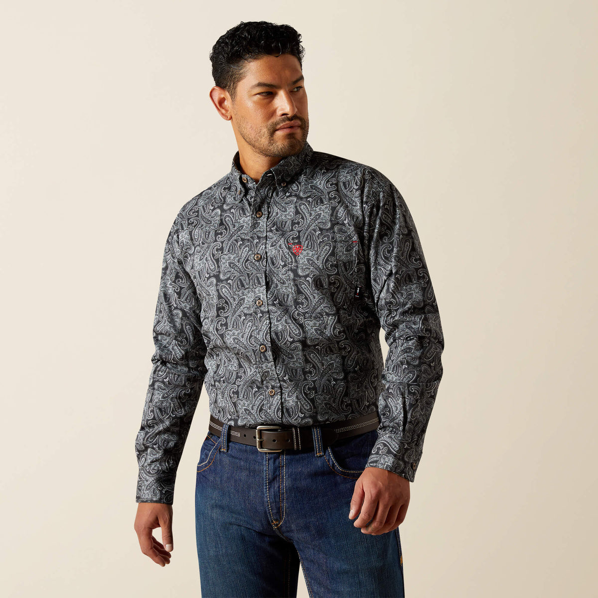 FR Bogart Classic Fit Work Shirt Men - BLACK