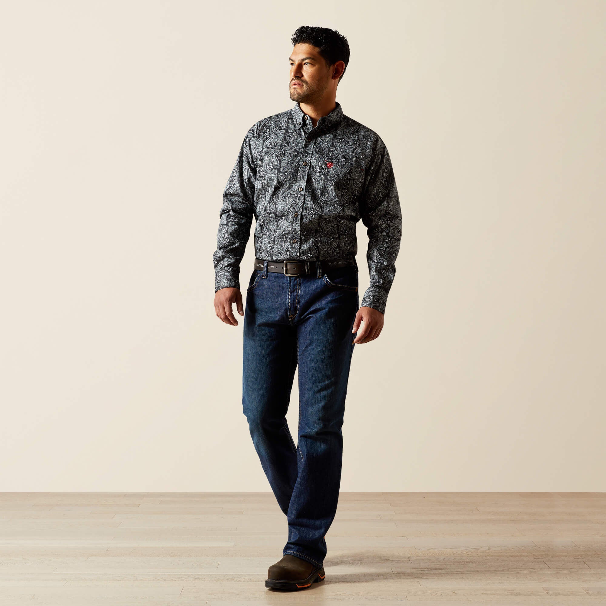 FR Bogart Classic Fit Work Shirt Men - BLACK
