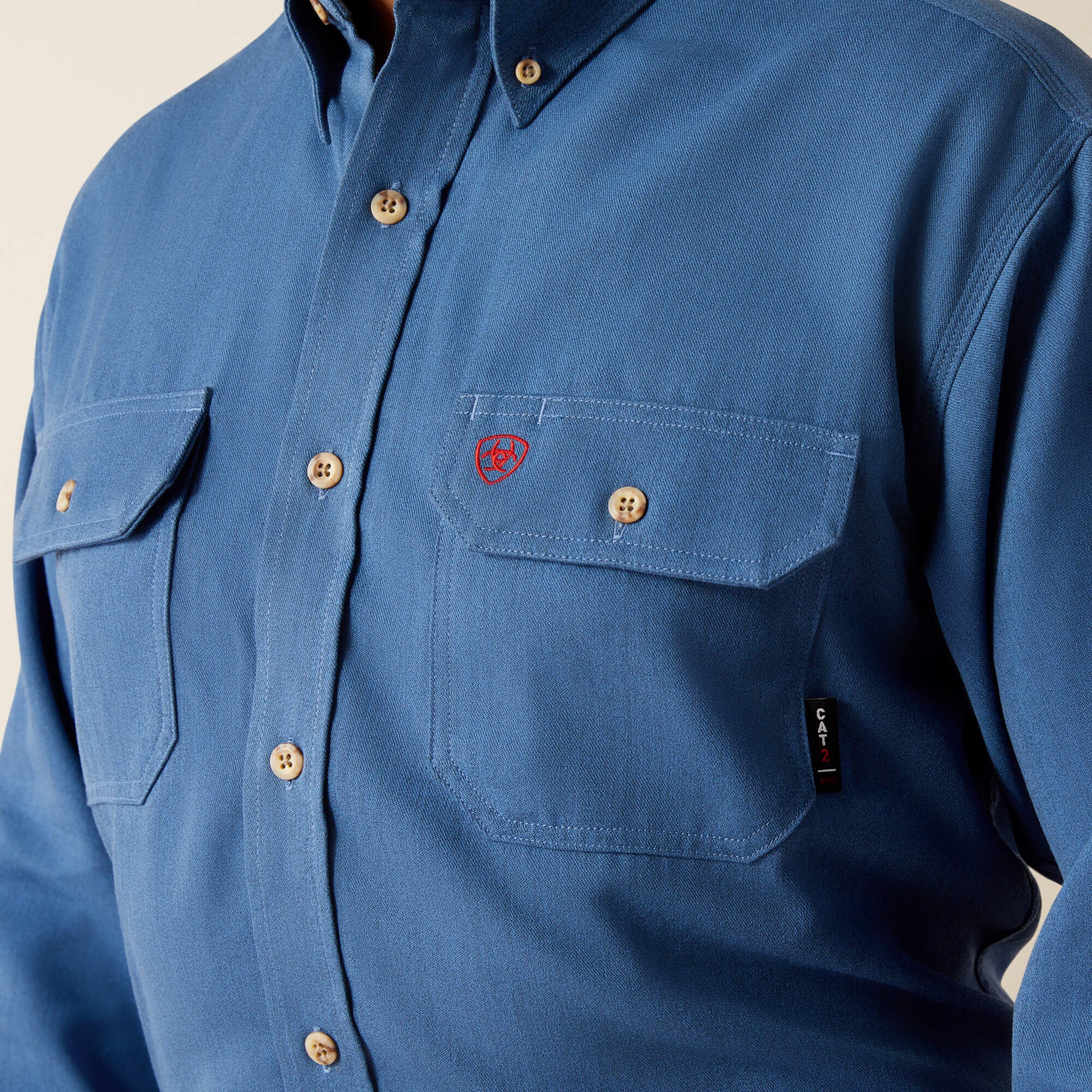 FR Air Inherent Work Shirt Men - MEDIUM BLUE