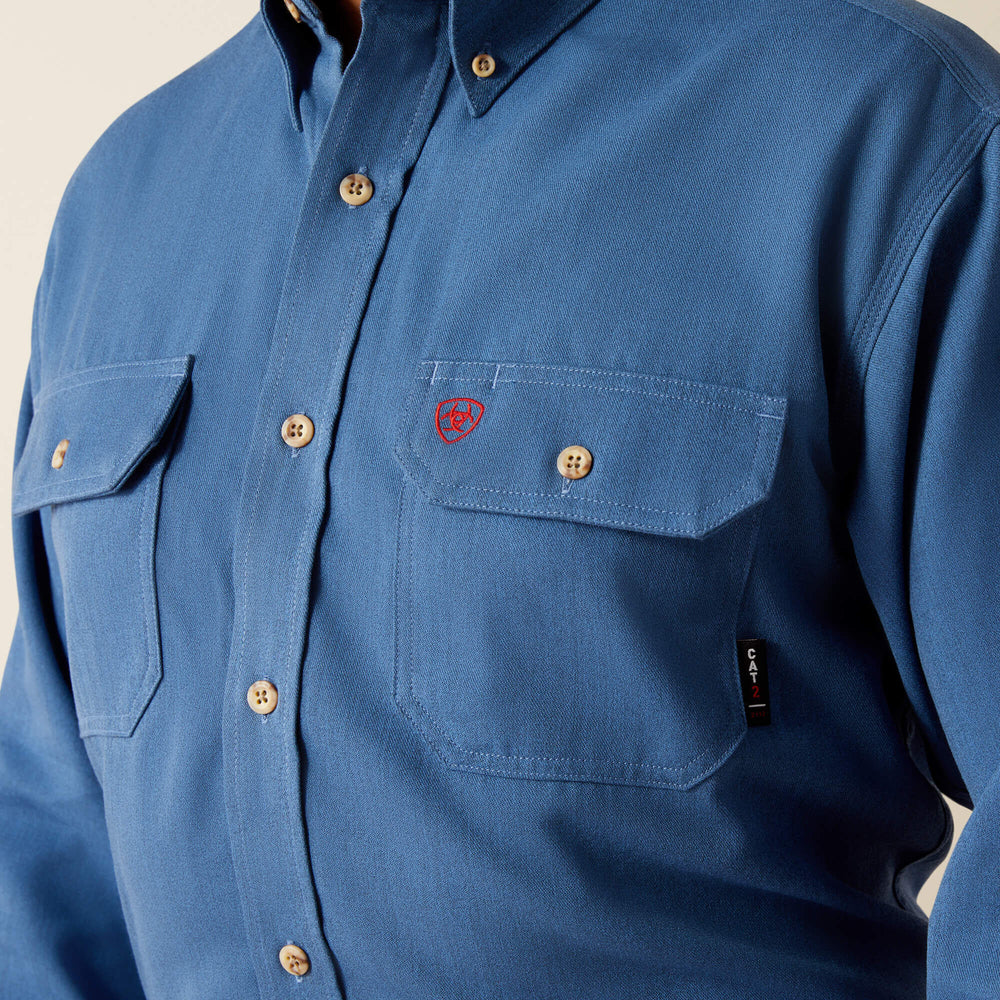 FR Air Inherent Work Shirt Men - MEDIUM BLUE