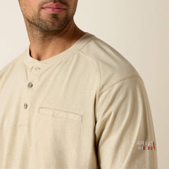 FR Air Henley Men - SAND HEATHER