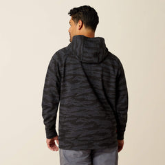 FR DuraStretch Smoke Hoodie Men - BLACK JUNGLE CAMO
