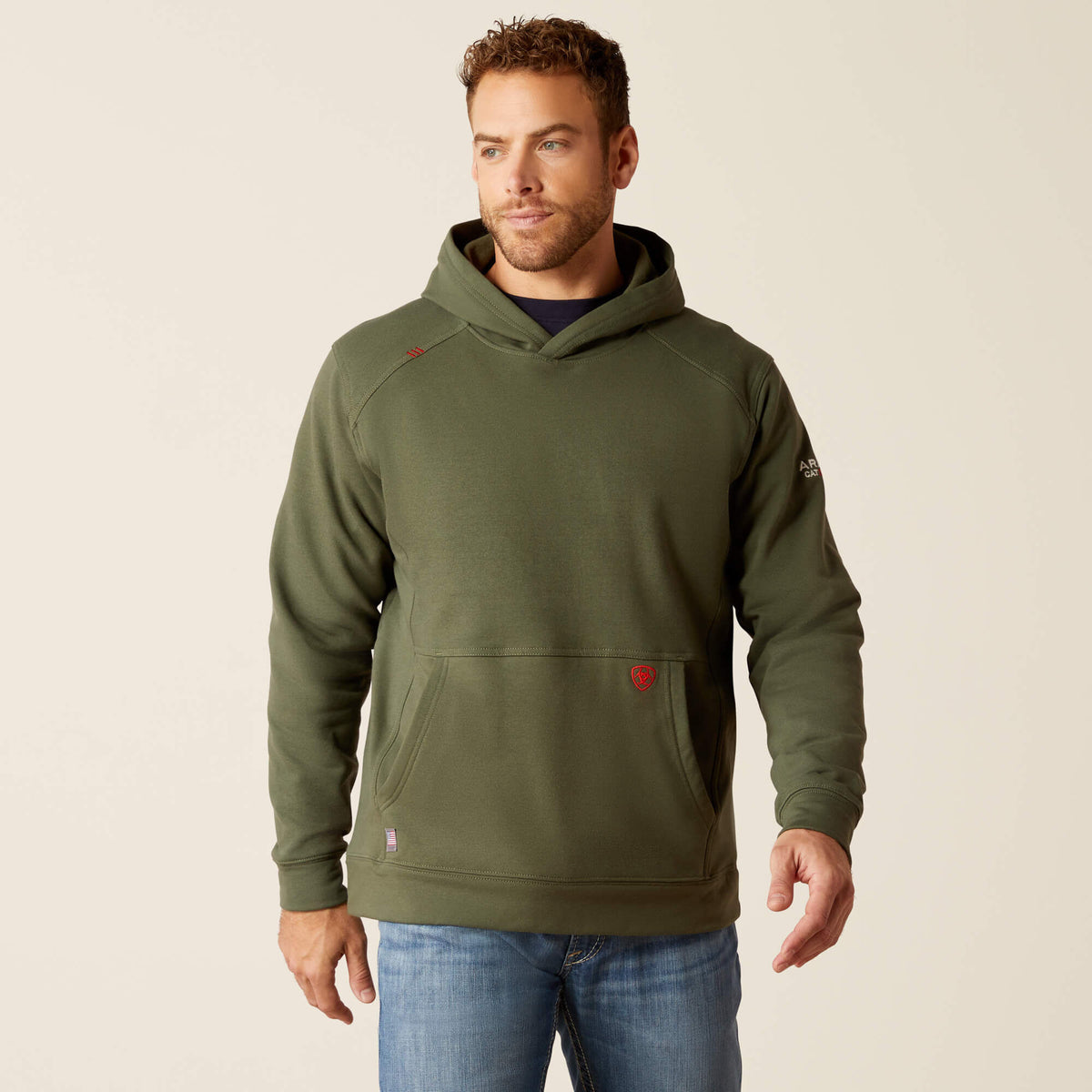 FR Solid Hoodie Men - BEETLE