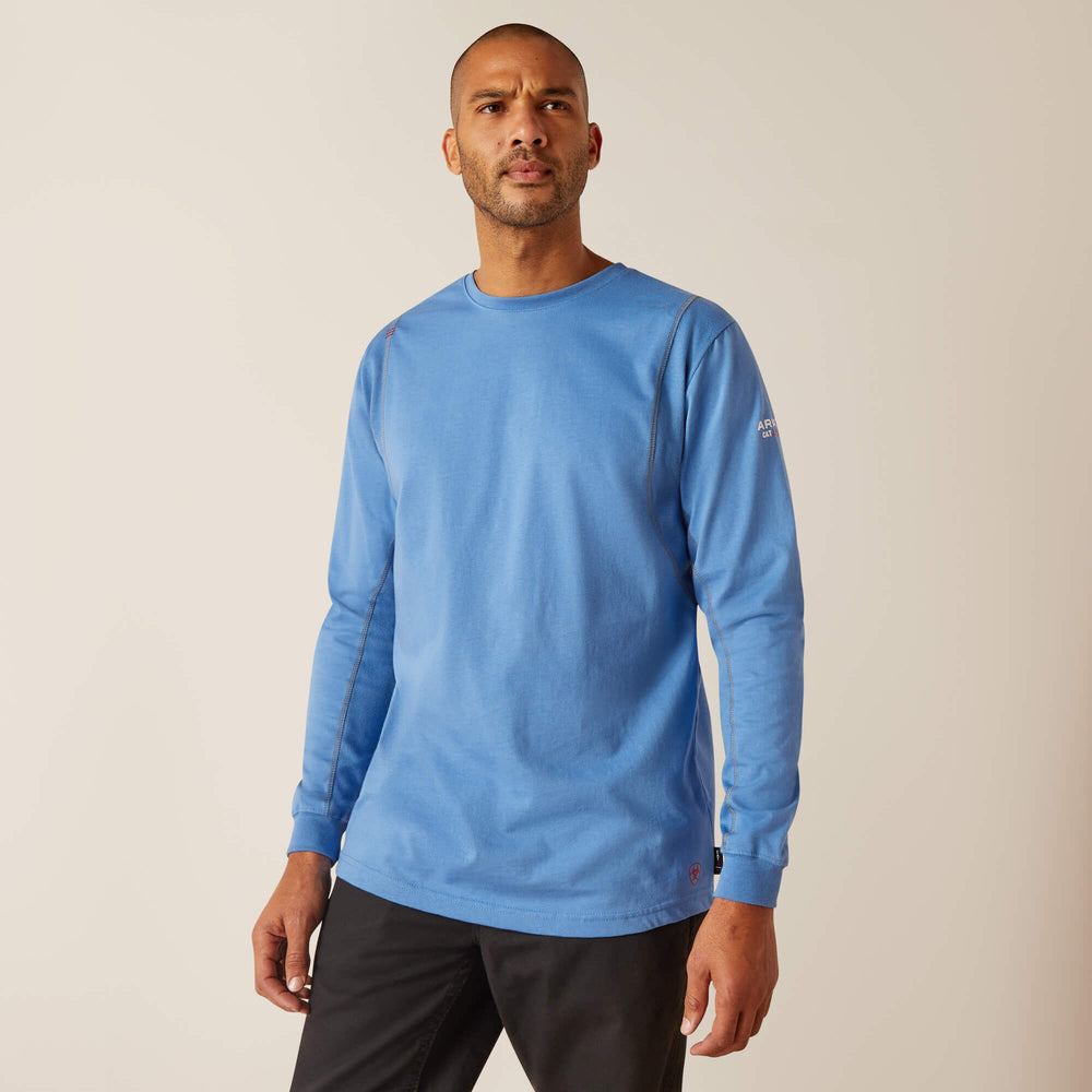FR AC Crew T-Shirt Men - CAMPANULA