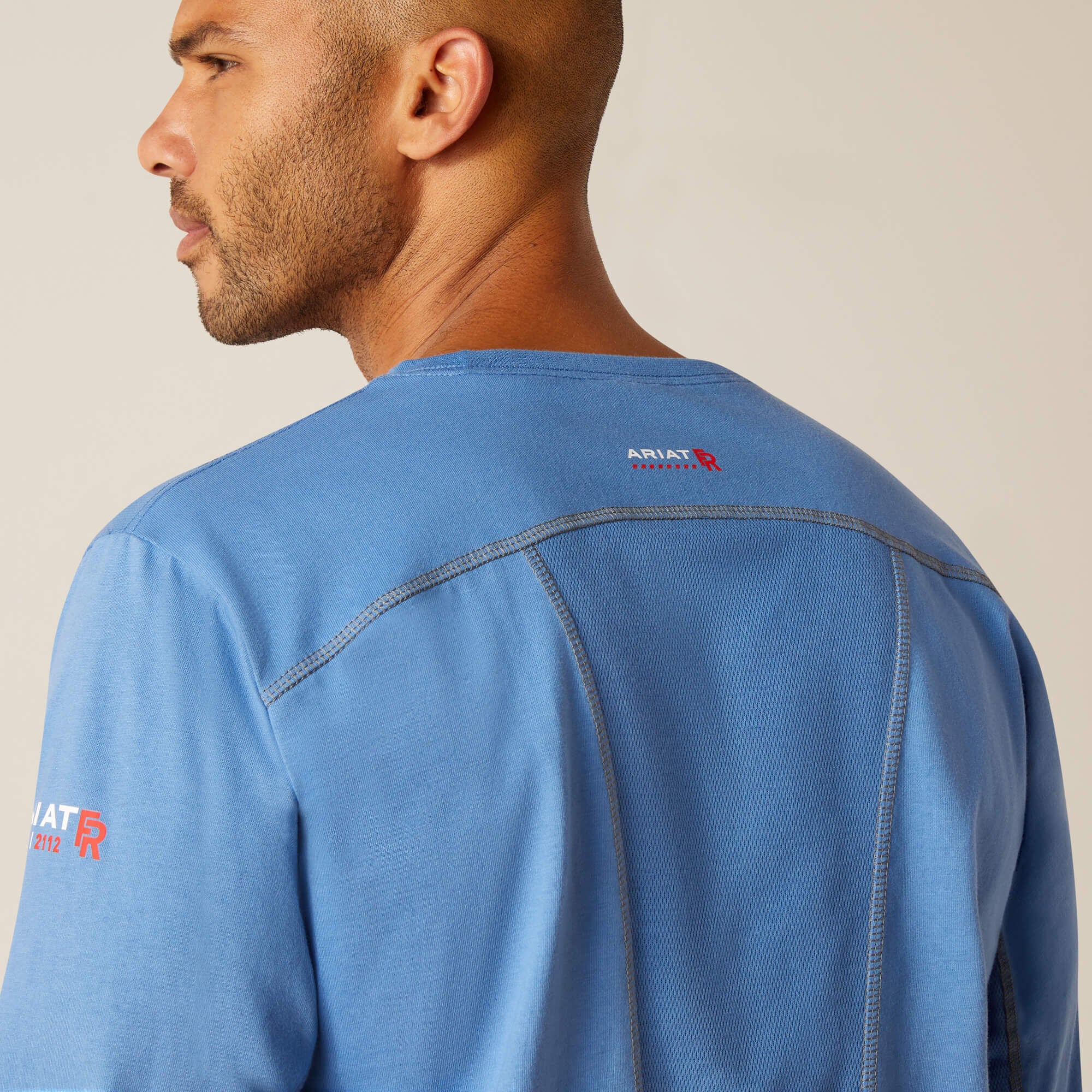 FR AC Crew T-Shirt Men - CAMPANULA
