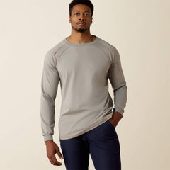 FR Work Crew T-Shirt Men - SILVER FOX