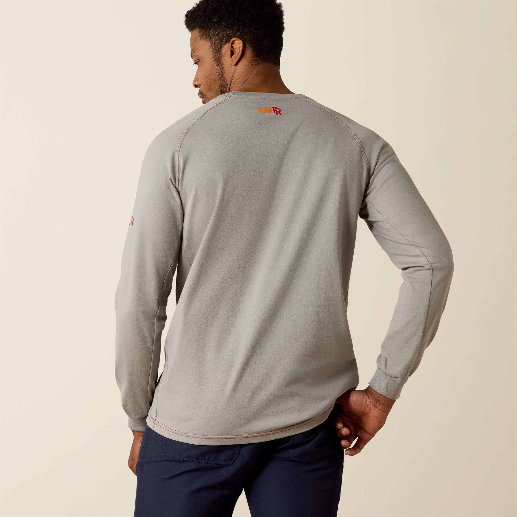 FR Work Crew T-Shirt Men - SILVER FOX