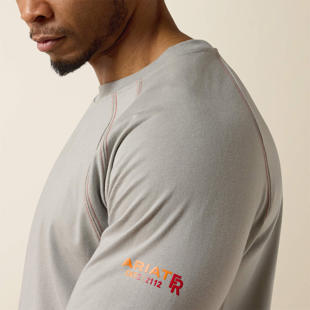 FR Work Crew T-Shirt Men - SILVER FOX